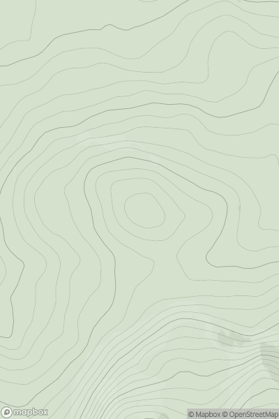 Thumbnail image for Beinn Bhuidhe [Mull and Nearby Islands] [NM582413] showing contour plot for surrounding peak
